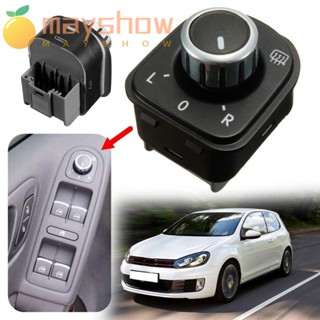 Mayshow สวิตช์ลูกบิดกระจกมองข้างรถยนต์ สําหรับ Golf MK5 MK6 VW