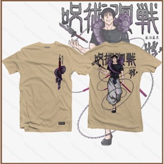 เสื้อยืดแขนสั้นลําลอง พิมพ์ลายกราฟฟิคอนิเมะ Jujutsu Kaisen Toji พลัสไซซ์ แฟชั่นสําหรับผู้ชาย และผู้หญิง