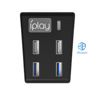 # อะแดปเตอร์ฮับ USB 3.0 5 in 1 5 พอร์ต สําหรับเกมคอนโซล PS5 [Missece.th]
