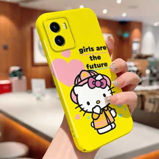 เคสโทรศัพท์มือถือ กันรอยกล้อง ลายแมวเฮลโลคิตตี สําหรับ Vivo Y15 Y15a Y15c Y15s Y01 Y01a Y02 Y02s Y02a Y11 Y16 Y35