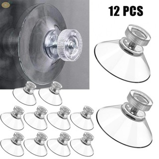 【VARSTR】Versatile Clear Suction Cup Hooks for Glass Mirrors and Ceramic Tiles Pack of 12