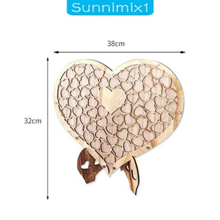 [Sunnimix1] ขาตั้งหนังสือ กรอบไม้ สําหรับงานแต่งงาน งานเลี้ยง วันครบรอบ