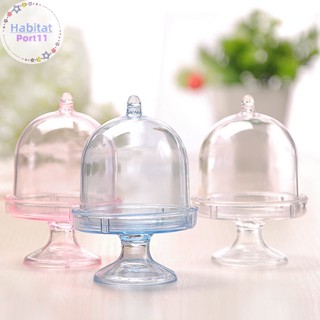 Habitatport กล่องพลาสติกใส สําหรับใส่ขนมหวาน ลูกอม งานแต่งงาน DIY