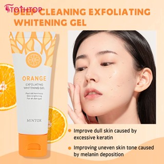 Mintox Orange Body Lotion Scrub Exfoliating Gel Facial Body Facial Scrub Skin Cleansing Show Smooth And Bright Skin [TOP]