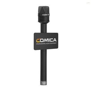 [พร้อมส่ง] Comica HRM-S ไมโครโฟนสัมภาษณ์มือถือ สําหรับสมาร์ทโฟน 3.5 มม. TRRS Plug Cardioid Condenser Mic