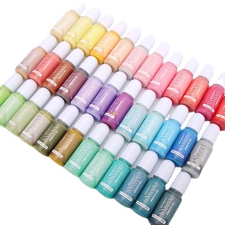 Flgo ชุดสีย้อมเรซิ่นอีพ็อกซี่ 40 สี สําหรับทําเครื่องประดับ DIY