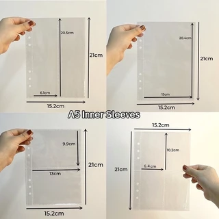 กระเป๋าเก็บภาพ A5 Binder แขน 1/2/4P อัลบั้มภาพเติมการ์ดด้านใน Photocard ตกแต่งบ้านอัลบั้มรูปหน้า Storage-10 ชิ้น/เซ็ต