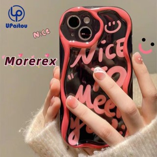 เคสโทรศัพท์มือถือ TPU แบบนิ่ม ลายหน้ายิ้ม สําหรับ iPhone 11 14 Pro 13 12 Pro Max 14 Plus X XR Xs Max 8 7 6 6s Plus SE 2020