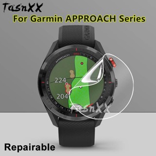 ฟิล์มไฮโดรเจล TPU นิ่ม ใส กันรอยหน้าจอ สําหรับสมาร์ทวอทช์ Garmin Approach S62 S40 S60 S6 S42 S12 G12 2 3 5 10 ชิ้น