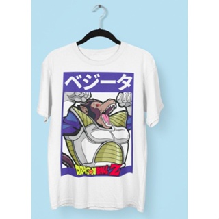 เสื้อยืดแขนสั้นเสื้อยืด Uni รุ่น เบจิต้า Great Ape Vegeta T-Shirt ดราก้อนบอลแซด Dragon Ball Z ใส่สบายแบรนด์ Khepri 100co