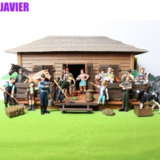 WRANGLER Javier 1:25 ฟาร์มเมอร์จําลองโมเดลฟาร์มมนุษย์ของเล่นเสริมการเรียนรู้เด็ก