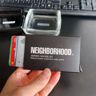 [พร้อมส่ง] Neighborhood ที่ใส่บัตรป๊อปอัพอัตโนมัติ แบบโลหะ กันขโมย ความจุขนาดใหญ่ สไตล์ญี่ปุ่น