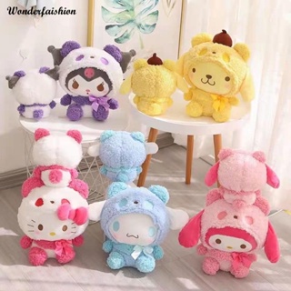 ตุ๊กตายัดนุ่น ยัดนุ่น รูปการ์ตูนสุนัข Kuromi Cinnamoroll Kt Cat Kawaii My Melody Purin น่ารัก