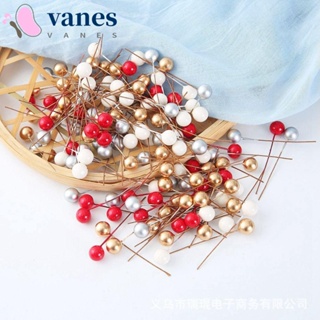 Vanes1 กล่องของขวัญ ดอกไม้ประดิษฐ์ พลาสติก สวยงาม สีทอง สีเงิน สีแดง DIY สําหรับตกแต่งงานแต่งงาน คริสต์มาส