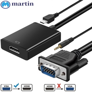 Martin VGA เป็น HDMI HDTV 1080P ตัวแปลง HD ตัวผู้ เป็นตัวเมีย