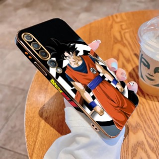 เคสโทรศัพท์มือถือ แบบนิ่ม ลายการ์ตูนดราก้อนบอล ขอบสี่เหลี่ยม หรูหรา สําหรับ Xiaomi Mi 8 9 9T 10 10T Pro 10 Lite 5G