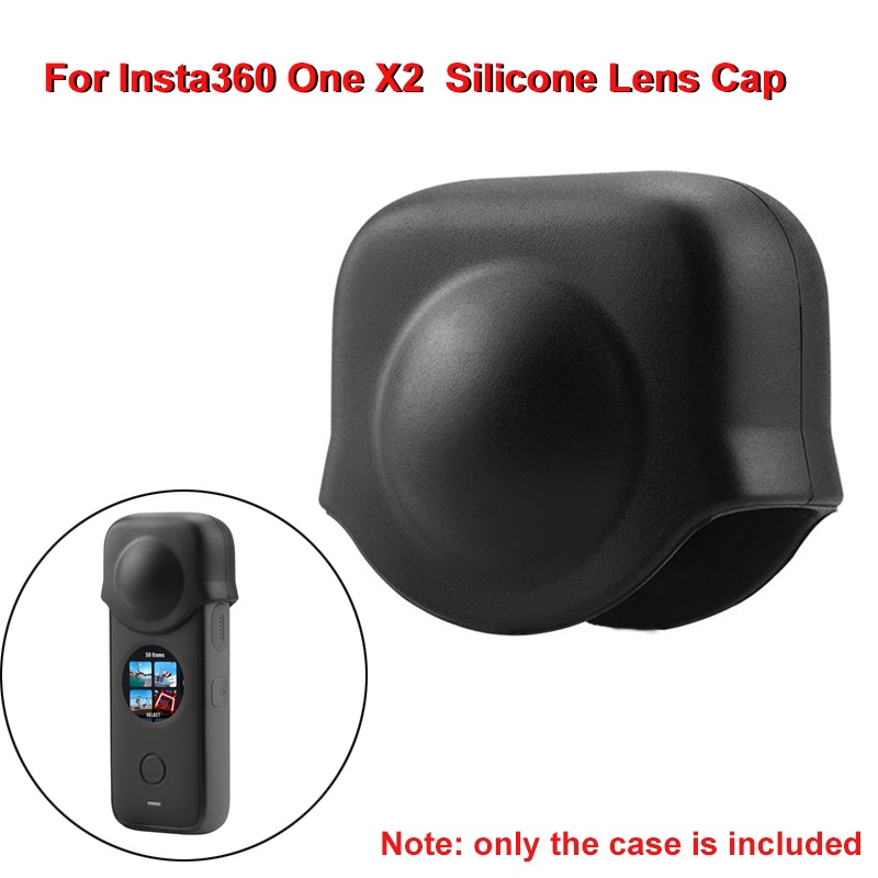 ฝาครอบเลนส์กล้อง ซิลิโคน อุปกรณ์เสริม สําหรับ Insta360 One X2 Insta360 One X2 Panoramic