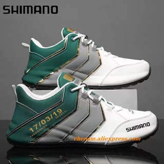 Shimano รองเท้าผ้าใบลําลอง ระบายอากาศ ใส่สบาย น้ําหนักเบา แฟชั่นสําหรับผู้ชาย เหมาะกับการวิ่ง ตั้งแคมป์ เดินป่า