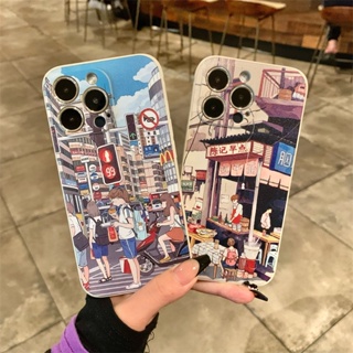 เคสโทรศัพท์มือถือแบบนิ่ม ลายสตรีทวิว สําหรับ Samsung A14 A34 A54 A32 5G A04S A23 4G A23 A21S A42 5G A53 A73 5G J7 prime M23 M33 M52 M53 M62 A7 2018 J3 J5 J7 PRO J4 J6 PLUS D121A