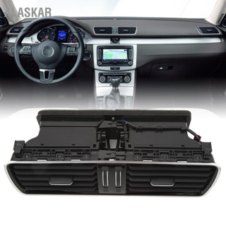 ALASKAR สีดำ Chrome Central Dashboard Air Out Vent 3AD819728A Center Dash AC เครื่องทำความร้อน Fit สำหรับ B6 B7 CC