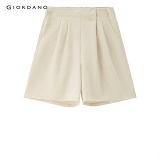 GIORDANO ONLINE EXCLUSIVE กางเกงขาสั้นผู้หญิง WOMEN loose shorts 13403320