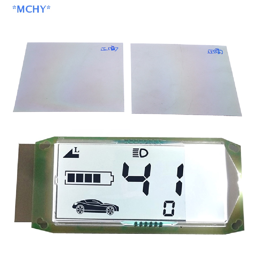 Mchy> ใหม่ ฟิล์มโพลาไรซ์ หน้าจอ LCD 9*9 ซม. สําหรับรถยนต์ โทรศัพท์มือถือ 2 ชิ้น
