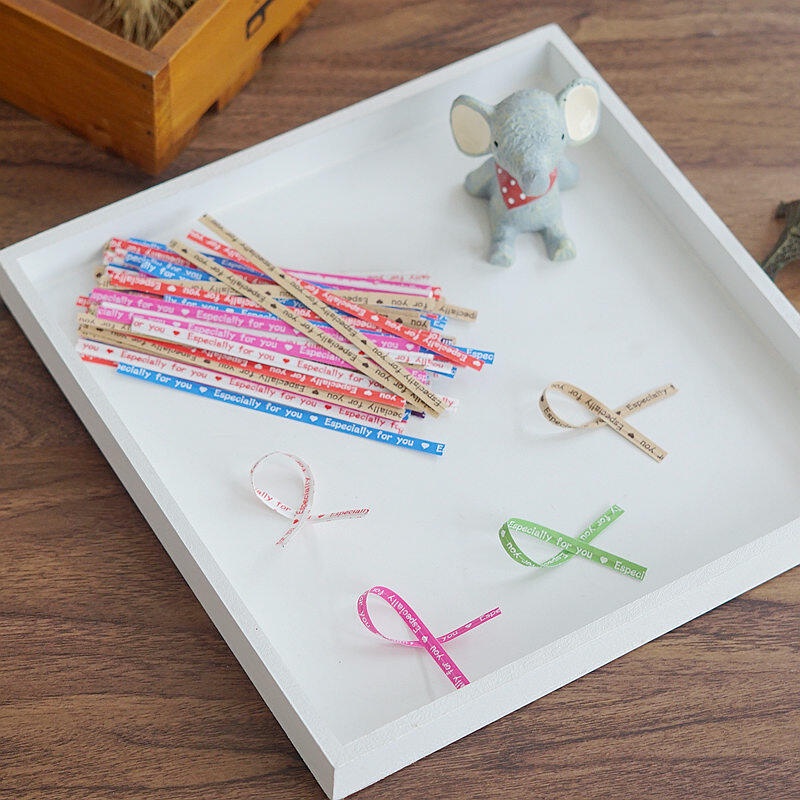 ลวดมัดปากถุงขนมลวดสี  แบบพลาสติก OPP และแบบกระดาษ ขนาด 9cm 10cm