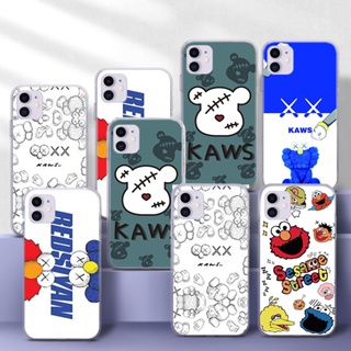 เคสโทรศัพท์มือถือแบบนิ่ม TPU ใส ลาย kaws 38GBY สําหรับ Samsung A51 A52 A52S A6 Plus A7 A70 A71 A72 A8