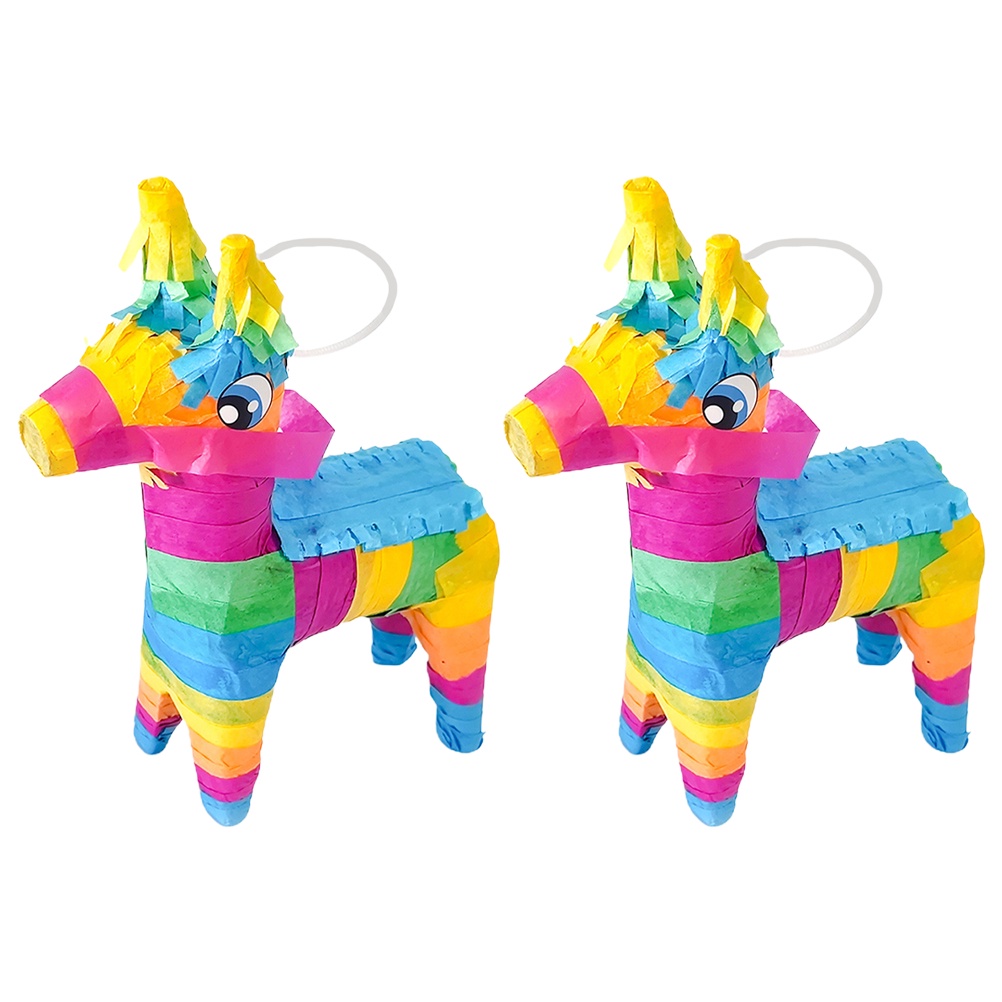 เด็กจํานวนมากของเล่น Pinata Party วันเกิด Fiesta กระดาษตกแต่งข้าวโพดเค้กเด็ก 2 ชิ้น,