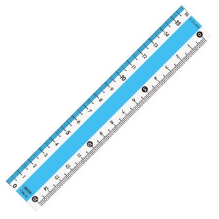 ORIONS Color Ruler 15cm ไม้บรรทัด มีไฮไลท์ เน้นตัวหนังสือ นำเข้าจากญี่ปุ่น