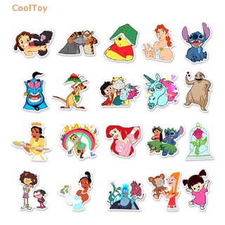 Cooltoy ขายดี สติกเกอร์ ลายการ์ตูนดิสนีย์ คละแบบ สําหรับติดตกแต่งแล็ปท็อป กีตาร์ กระเป๋าเดินทาง สเก็ตบอร์ด โทรศัพท์ 50 ชิ้น