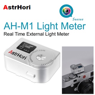 AstrHori AH-M1 Light Meter พร้อมหน้าจอ OLED ขนาด 0.66 "แบตเตอรี่ในตัว Cold Shoe Real Time External Light Meter for Camera DSLR