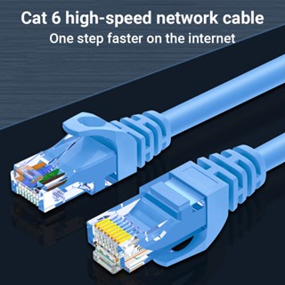 สายเเลน ที่ดีที่สุด Cat6 สายแลน Lan Cable 5m-30m ระดับกิ๊กกะบิต Outdoor สำเร็จรูป พร้อมใช้งาน Router Network Cable