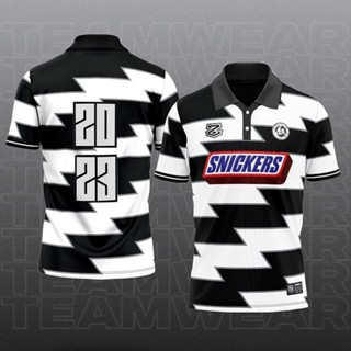 เสื้อโปโลแขนสั้น คอปก ลาย Jersey Baju SNICKERS Jersi Baju Raya 2023