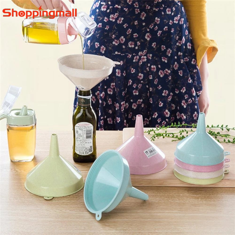 [Sunshine] กรวยพลาสติก มัลติฟังก์ชั่น ขนาดเล็ก สุ่มสี สําหรับเติมขวด ห้องครัว