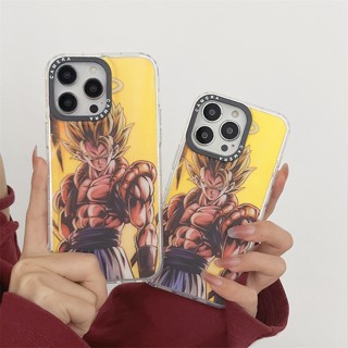 เคสแข็ง เคสไอโฟน iPhone 14 Pro Max iPhone 13 Pro Max iPhone 12 Pro Max iPhone 11 Fashion Cartoon ดราก้อนบอล Dragon Ball Goku โกกุ Laser Design Hard Case