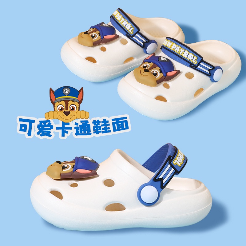 paw patrol รองเท้าแตะ EVA ลายการ์ตูนทีม กันลื่น แฟชั่นฤดูร้อน สําหรับเด็กผู้ชาย และผู้หญิง