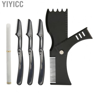 Yiyicc Beard  Mustache Grooming Tool Face Hair Styling Template Beard Stencil