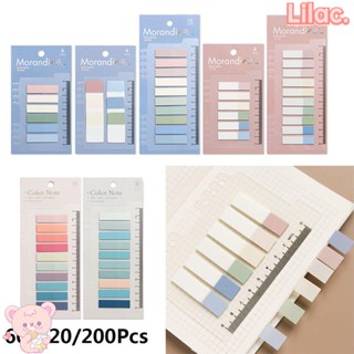 ❥LILAC✿ 60/120/200pcs Novelty Memo Pad Fashion Loose-leaf Sticky Notes Index Flags Bookmark DIY Office Supplies Label Stationery Paster Sticker