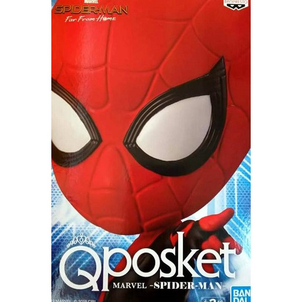Spider Man ของแท้ JP - Q Posket Banpresto [โมเดล Marvel]