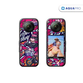 Insta360 X3 Sticker No.23 (Carnival Black) Protective Skin Film สติกเกอร์ฟิล์ม ป้องกันรอยขีดข่วน