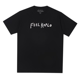 POPULAR QZT-Shirtเสื้อยืด พิมพ์ลาย Feel Coffee BASIC TEXT S-5XL