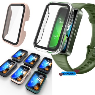 สําหรับ HUAWEI Band 8 กรอบ สร้อยข้อมือ อุปกรณ์เสริม PC ฟิล์มกระจก ป้องกันหน้าจอ สําหรับ HUAWEI Band8 เคส