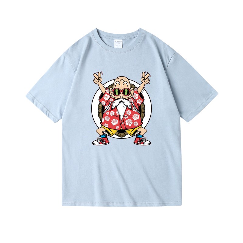 FASHION QB ☊✼Japanese-style Retro Anime Dragon Ball wu day Oogway Printed Related Products Clothes P