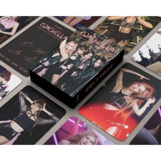 โฟโต้การ์ด Kpop BLACKPINK Coachella vocal concert Lomo Card สําหรับแฟนคลับ 55 ชิ้น ต่อกล่อง