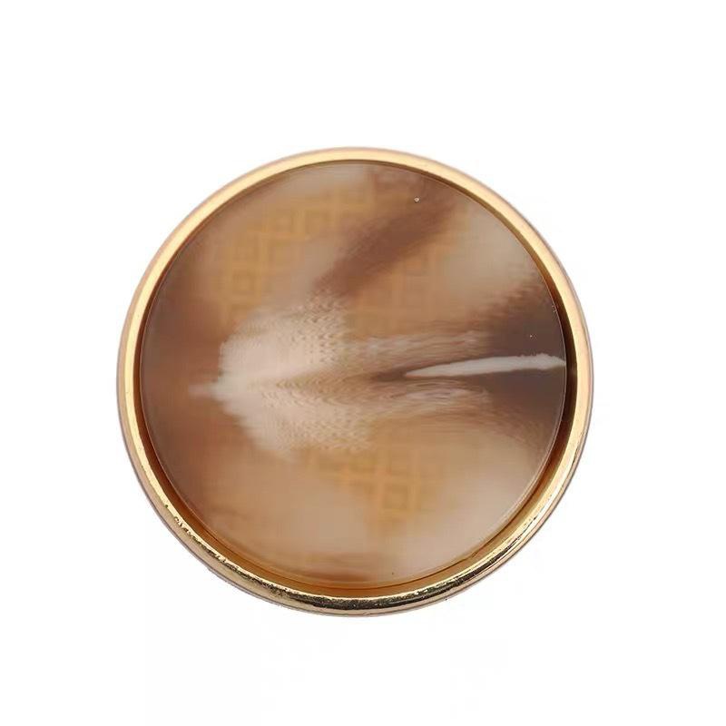 กระดุมเรซิ่น ทรงกลม สไตล์คลาสสิก เรโทร สําหรับตกแต่งเสื้อผ้า 5 ชิ้น - รูปที่ 2