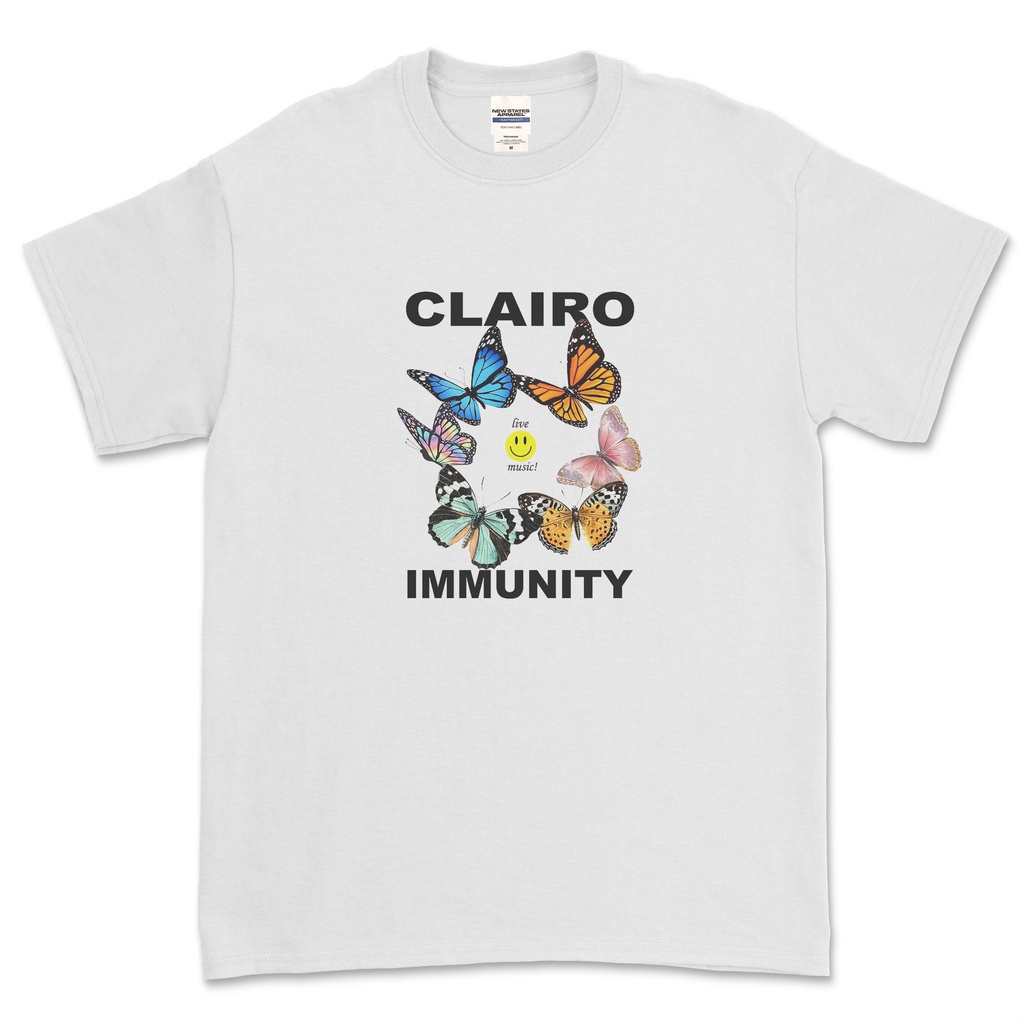 TEE QM เสื้อยืด Clairo - Immunity สําหรับผู้ชาย
