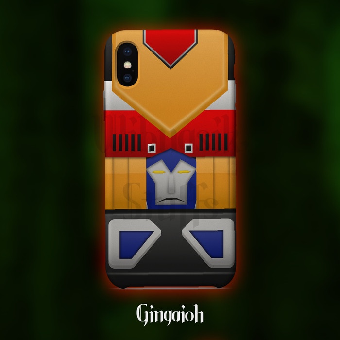 Power Rangers Lost Galaxy Megazord Gingaioh Casual Gingaman Casing - Anticracking