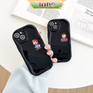 เคสโทรศัพท์มือถือซิลิโคน TPU นิ่ม กันกระแทก กันฝุ่น ลายการ์ตูนซุปเปอร์แมน มาริโอ้ สําหรับ iPhone 14 13 12 11 Promax 7 8 Plus X XR XSMax SE