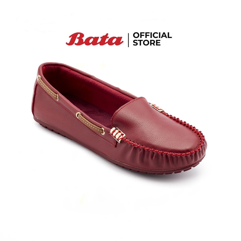 BATA รองเท้าผู้หญิงส้นแบน (แฟลต)แบบมอคคาซีน สำหรับผู้หญิง